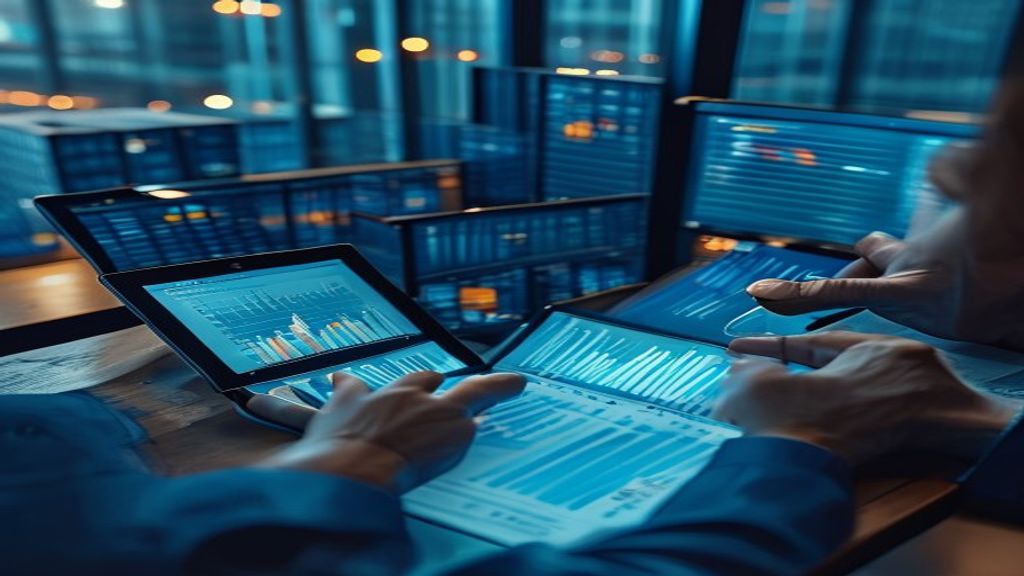 Business analytics and data review